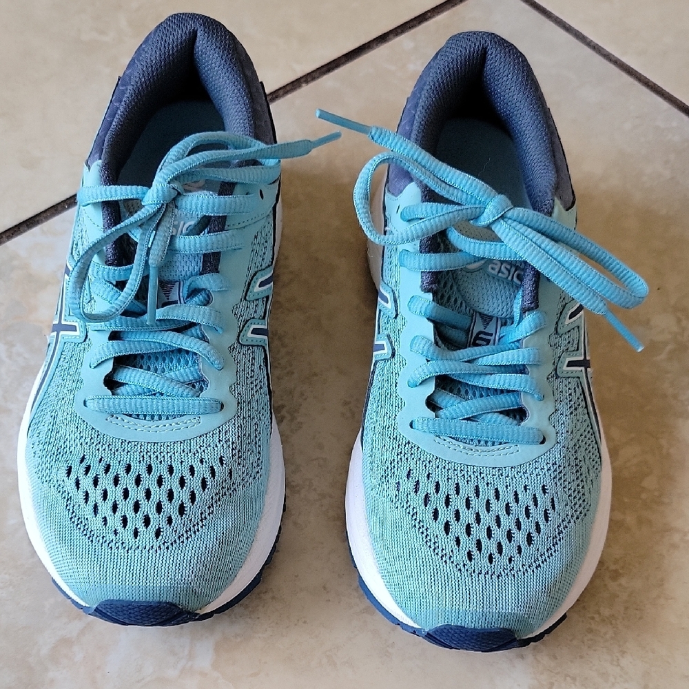 Asics GT-1000 6 Women's Blue Running Training Shoes Sneakers - Picture 2 of 9